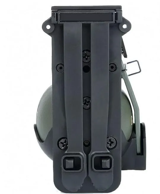 Wosport Dummy Grenade M67 mit Mount für Molle Systeme